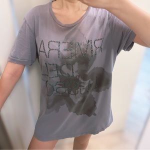 Zara Grey Men's T-Shirt, Zara Grey Women's Oversized T-Shirt